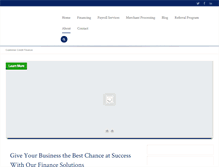 Tablet Screenshot of customercreditfinance.com